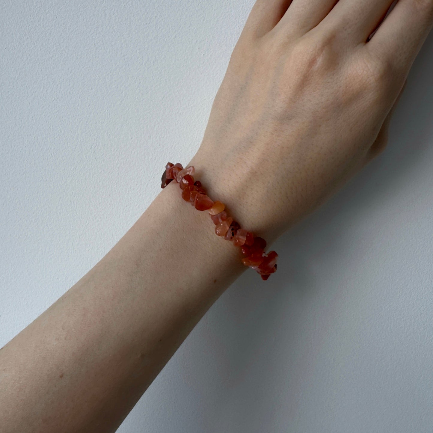 Bransoletka z czerwonego agatu naturalna