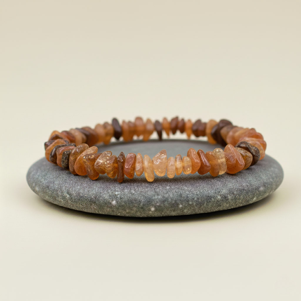 Bransoletka z czerwonego agatu naturalna