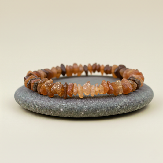 Bransoletka z czerwonego agatu naturalna