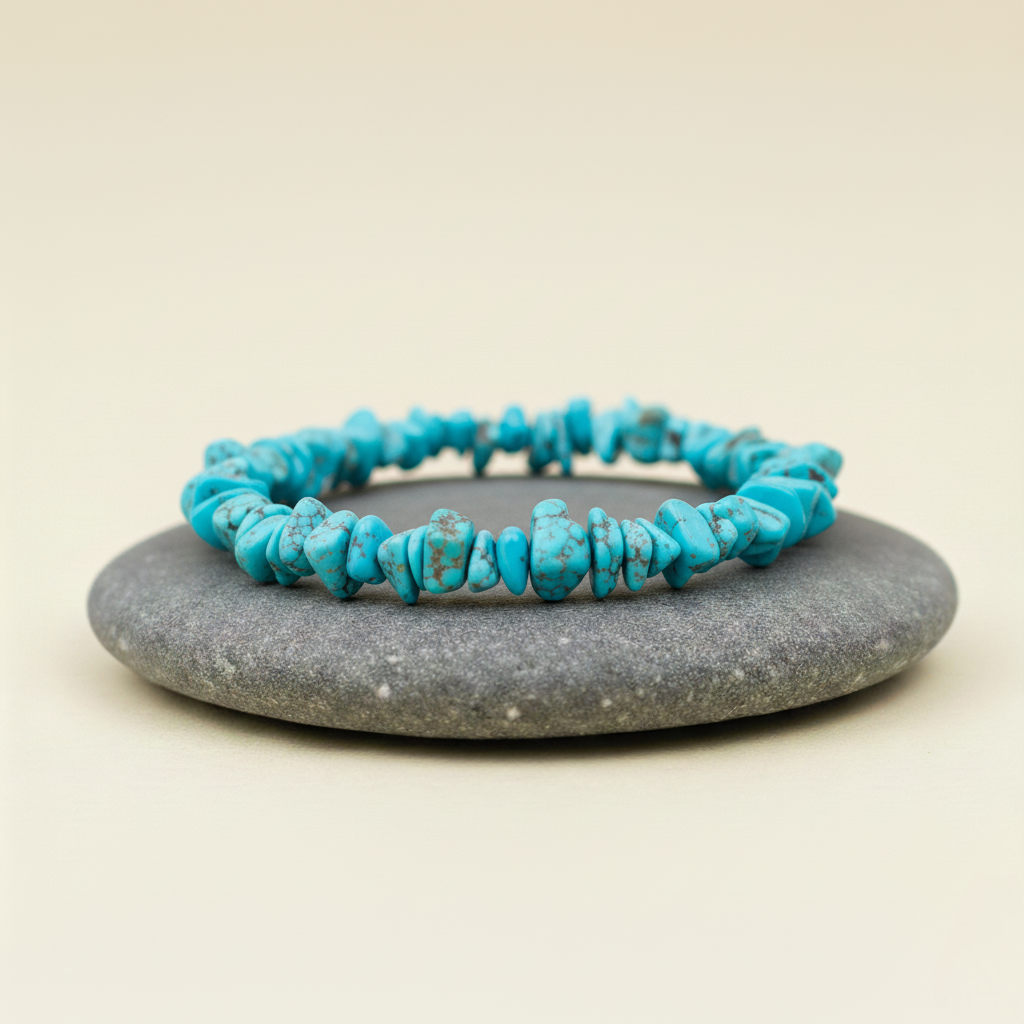 Bransoletka z naturalnego turkusu