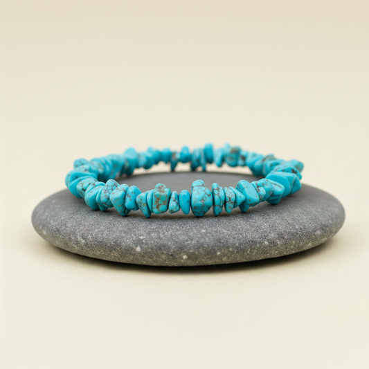 Bransoletka z naturalnego turkusu