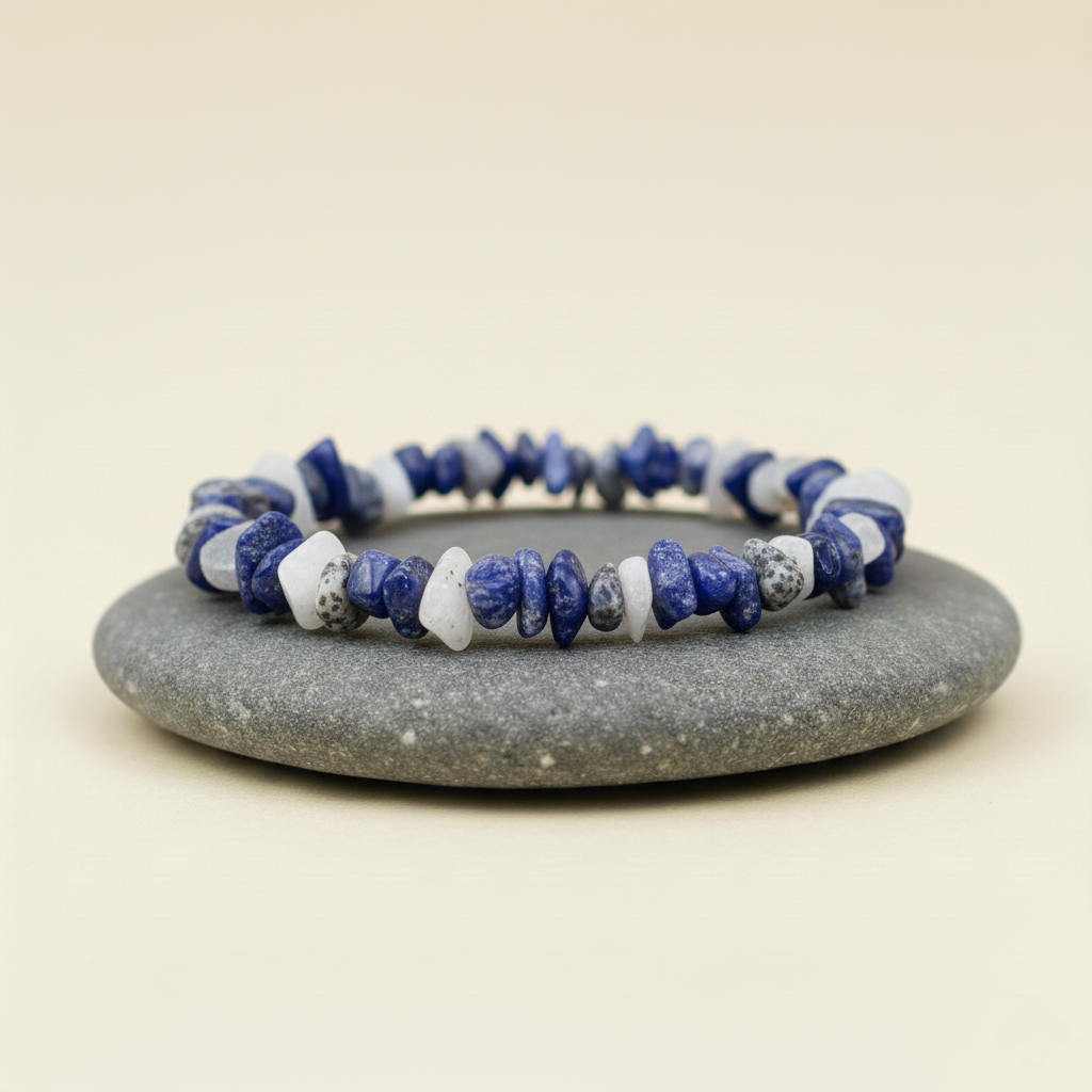 Bransoletka z naturalnego sodalitu