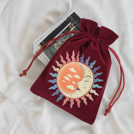 Woreczek na Tarot, Runy lub Ołtarzyk Słońce i Księżyc