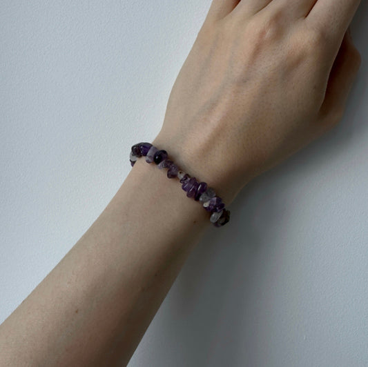 Bransoletka Naturalny Ametyst